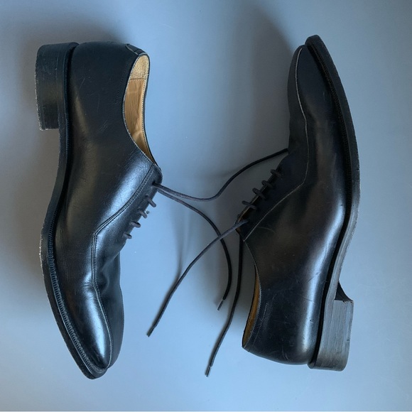 Vergelio Vintage Vero Cuoio Leather Oxford Dress Grandpa Shoe 10.5 Old Money